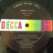 LP - Andrés Segovia - Guitar Solos