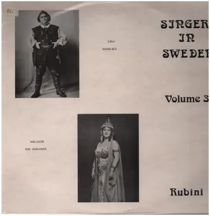 Andressen, Larsson, Thorborg - Singers In Sweden Vol.3