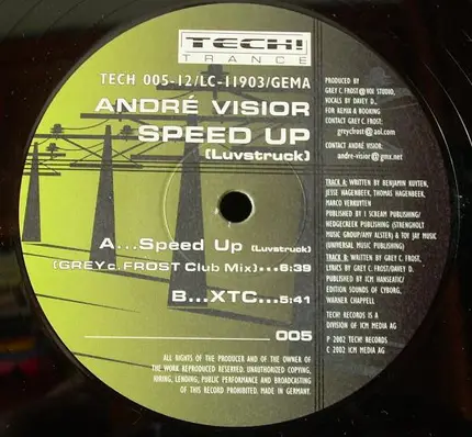 André Visior - Speed Up (Luvstruck)