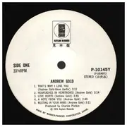 LP - Andrew Gold - Andrew Gold - Promo + Insert