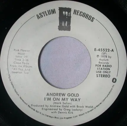 Andrew Gold - I'm On My Way