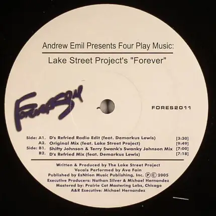 Andrew Emil Presents Four Play Music: Lake Street Project - Forever