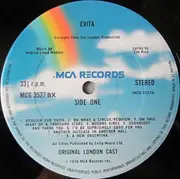 LP - Andrew Lloyd Webber And Tim Rice - Evita (Original London Cast Recording) - Gatefold