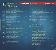 CD - Andrew Shore , Paul Daniel , David Parry - Great Operatic Arias - Slip Case, Booklet Incl.