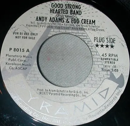 Andrew Paul Adams & Egg Cream - Good Strong Hearted Band