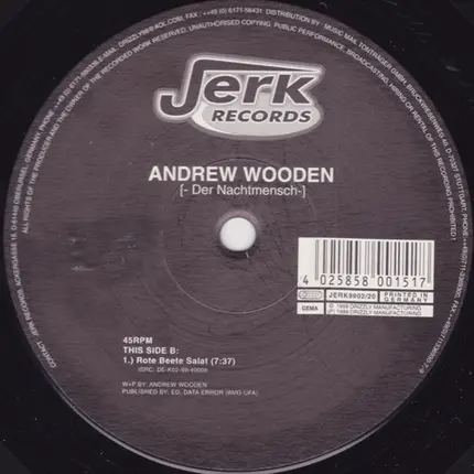 Andrew Wooden - Der Nachtmensch / Rote Beete Salat