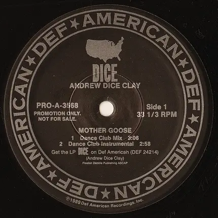 Andrew Dice Clay, Andrew 'Dice' Clay - Mother Goose