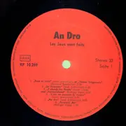 LP - An Dro - Les Jeux Sont Faits - rare folk kraut psych acid