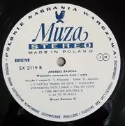 LP - Andrzej Zaucha - Wszystkie Stworzenia Duże I Małe
