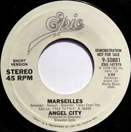 Angel City - Marseilles