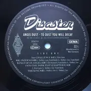 LP - Angel Dust - To Dust You Will Decay