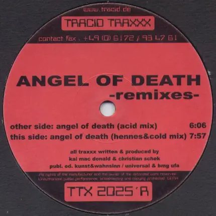 Angel Of Death - Angel Of Death -Remixes-