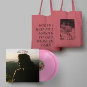 ANGEL OLSEN - Big Time-Bundle Pink Tote Bag & Pink Vinyl-