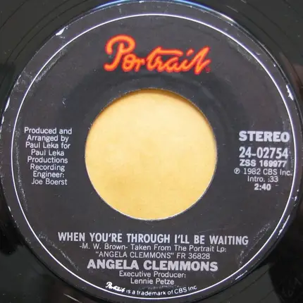 Angela Clemmons - Give Me Just A Little More Time