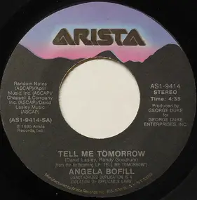 Angela Bofill - Tell Me Tomorrow