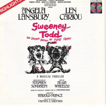 Angela Lansbury , Len Cariou - Sweeney Todd: The Demon Barber Of Fleet Street (Highlights)