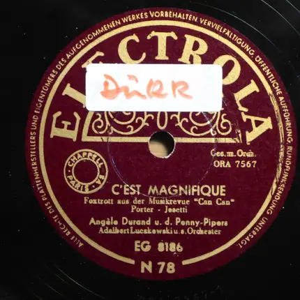 Angèle Durand - Tingeling, Tingeling / C'est Manifique