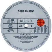 12inch Vinyl Single - Angie St. John - Letter From My Heart