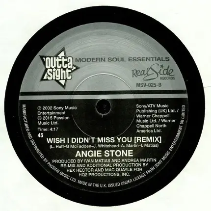 Angie Stone - Wish I Didn't Miss You