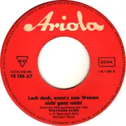 7inch Vinyl Single - Anita Traversi / Wolfgang Sauer - Da Kam Jonny / Lach Doch, Wenn's Zum Weinen Nicht Ganz Reicht