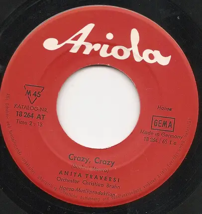 Anita Traversi - Crazy, Crazy / September-Moon