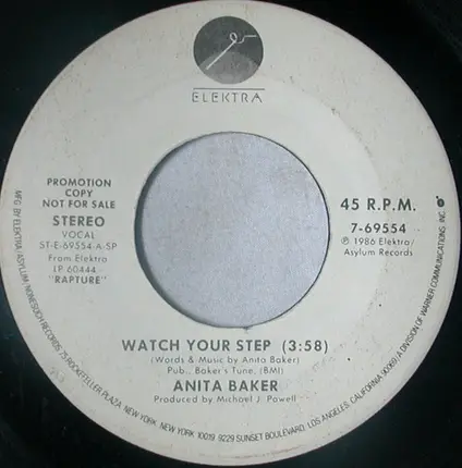 Anita Baker - Watch Your Step