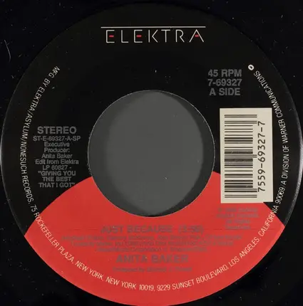 Anita Baker - Just Because / Good Enough