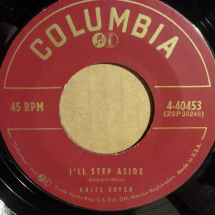 Anita Boyer - I'll Step Aside / Turn The Lights Down Low
