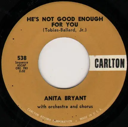 Anita Bryant - A Texan, And A Girl From Mexico
