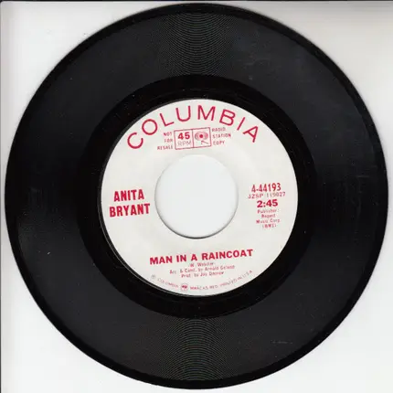 Anita Bryant - Love Is (Everything You Are) / The Man In The Raincoat