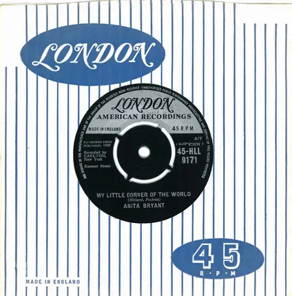Anita Bryant - My Little Corner Of The World