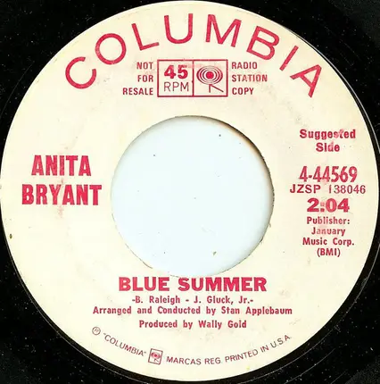 Anita Bryant - Silver And Blue