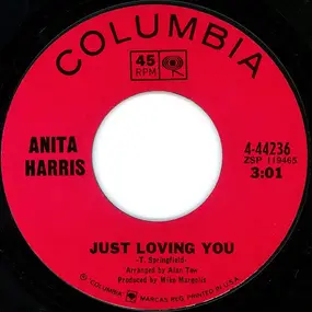 Anita Harris - Just Loving You / Butterfly With Coloured Wings