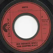 7inch Vinyl Single - Anita Hegerland - Glück In Der Tasche / Der Frechste Spatz Vom Campingplatz