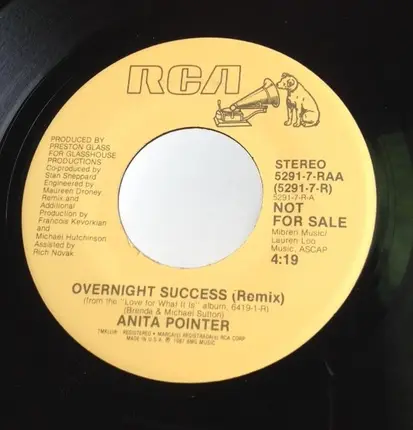 Anita Pointer - Overnight Success