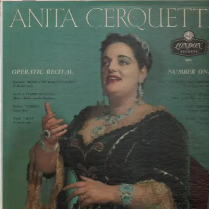 Anita Cerquetti - Operatic Recital Number One (Gavazzeni)