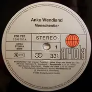 LP - Anke Wendland - Menschentier
