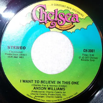 Anson Williams - Deeply / I Want To Believe In This One
