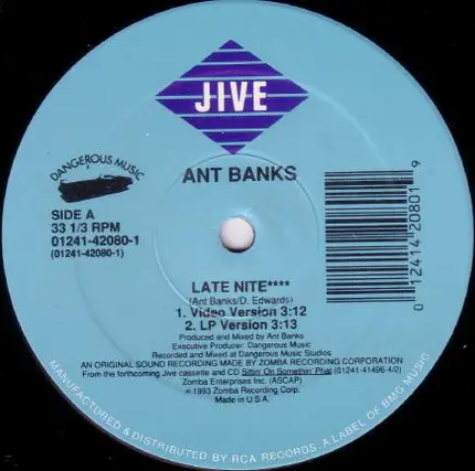 Ant Banks - Late Nite / Roll 'Em Phat
