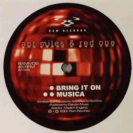 Ant Miles & Red One - Bring It On / Musica