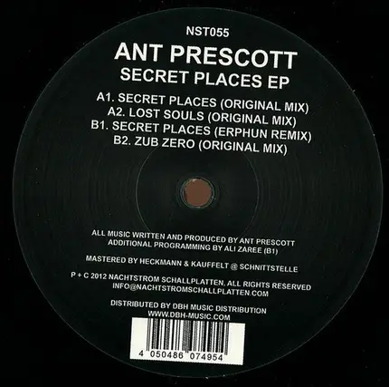 Ant Prescott / Erphun - Secret Places EP / Train Number Four EP