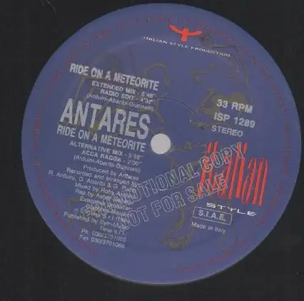 Antares - Ride On A Meteorite