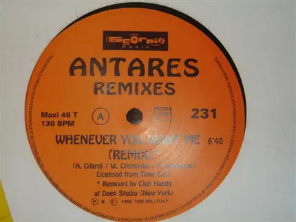 Antares - Whenever You Want Me (Remix)