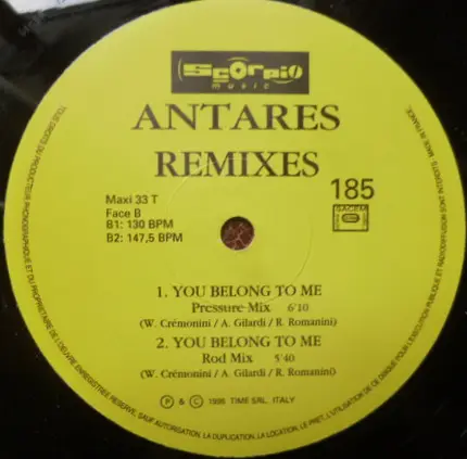 Antares - You Belong To Me