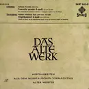 10'' - Vivaldi / Bach - Concerto grosso d-moll / Orgelkonzert d-moll