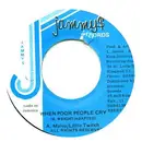 7inch Vinyl Single - Anthony Malvo & Little Twitch - When Poor People Cry
