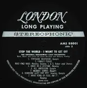 LP - Anthony Newley With Anna Quayle - Stop The World - I Want To Get Off (Original Broadway Cast) - Gatefold