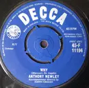 7inch Vinyl Single - Anthony Newley - Why