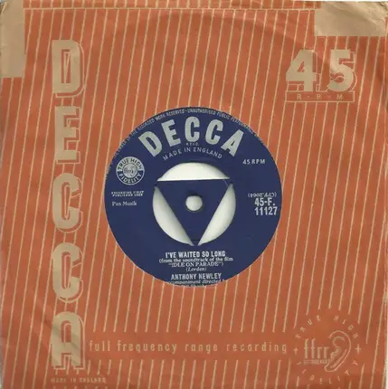 Anthony Newley - I've Waited So Long