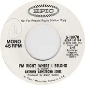 Anthony Armstrong Jones - I'm Right Where I Belong
